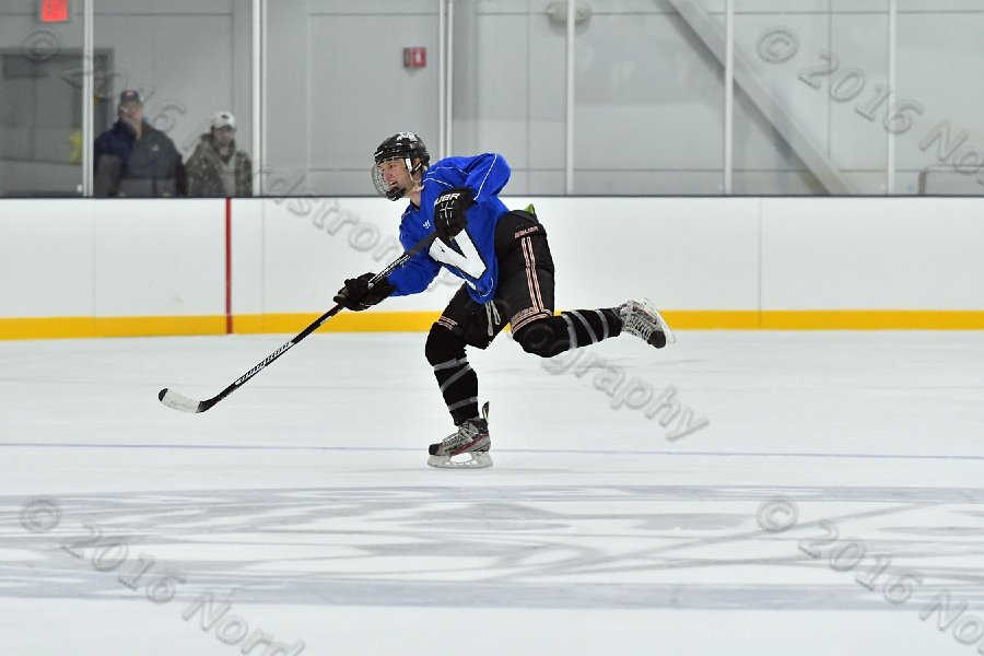 Wheaton College Men\'s Ice Hockey vs Middlesex Community College. - Photo By: KEITH NORDSTROM